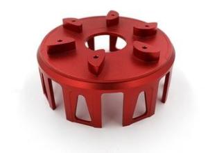 China Red 6061 Anodized Aluminum Parts High Precision CNC Machining Service on sale