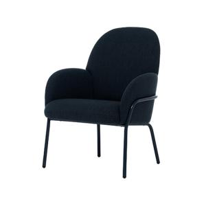 Quality Funky Dark Green Linen Accent Chair Sling Lounge Pool Armchair wholesale