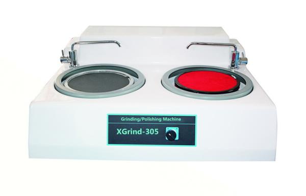 Fixed Speed Left 450rpm Metallographic Grinding and Polishing Machine 370W Motor