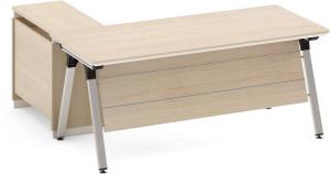 Quality Modern Office Executive Table With Steel Legs 3 Years Warranty wholesale