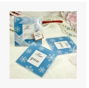 Quality New creative promotion gift product wedding gift glass photo frame coaster cup cushion wholesale