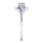 Round Gemstone Shape Lab Created Diamond Rings OEM ODM