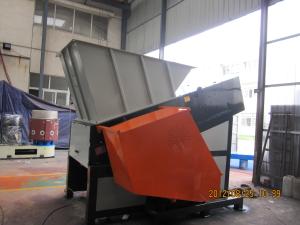 Quality CE Plastic Lumps Shredder , Single Shaft Shredder Rotating Length 1600mm wholesale