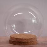 ODM Small Glass Dome Glass Bottle Cork Base Moistureproof