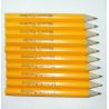 Buy cheap with customized logo and white eraser black round shape wood golf pencil from wholesalers