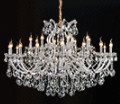 LED E14 Crystal Candle Chandelier 5 To 10m2 High Light Transmittance