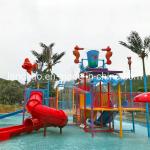 Customizable Kids Outdoor Splash Water Playground 15m*11m*7m