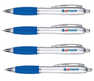 Quality advertising plastic ball pen, advertising ball point pen,silver barrel ,elegant design wholesale