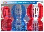 Red And Blue Inflatable Human Bumper Ball Bubble Football Suits LOGO Acceptable