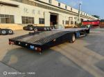 Single-Axle Four-Car Vehicle Carrier Transport Truck Semi Trailer with