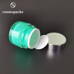 Light Green Round Facial Mask Cosmetic Cream Jars 30g Good Sealing