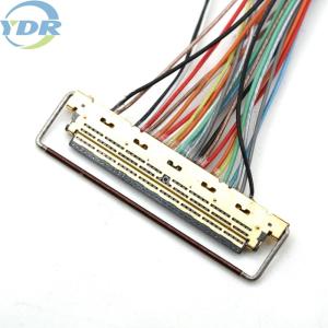 Quality Computer UL10064 32AWG Lvds Screen Cable DF14 to 111B40 Terminal wholesale