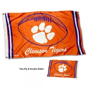 Quality Clemson Tigers Throwback Double Sided Flag wholesale
