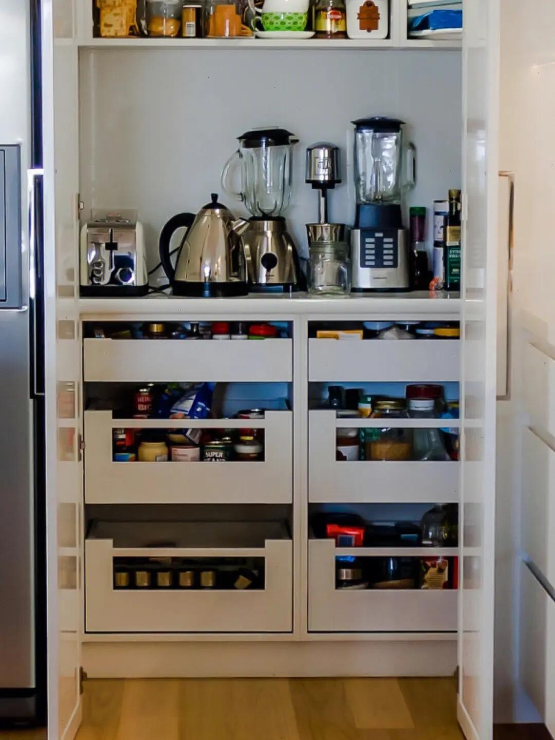 Smart Cupboard Complete Kitchen Cabinets for Apartment Designs Melamine Board Durable