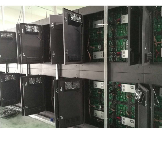 P16 HD Full Color High Brightness LED Display 14-16 Bit Grey Scale For Video Wall