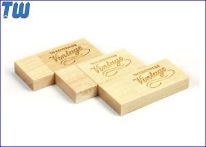 Quality Wooden Cool Brick 2GB USB Disk Drive Big Logo Design Area Magnet Connected wholesale