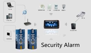 Quality 8500mAh Bobbin Cell ER26500 Li-SOCl2 Battery Non - Rechargeable For Security Alarm wholesale