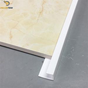 Quality White Square Shape PVC Tile Trim 12mm For Ceramic Edge Protection wholesale