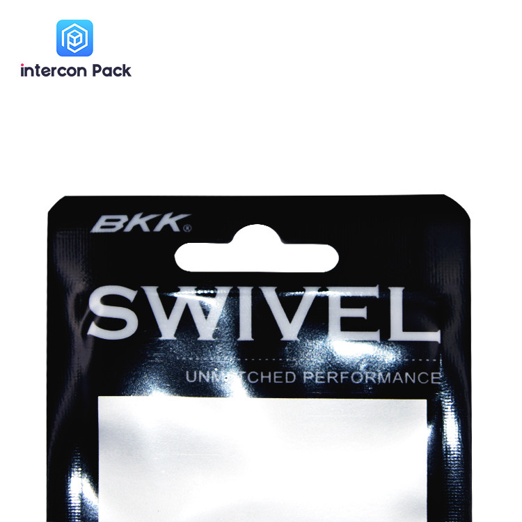Zipper Top Resealable Bags With Window Hot Pressing Electronic Product Packaging