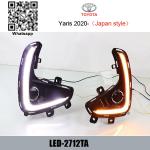 Japan Toyota Yaris DRL LED Daytime Running Car Light driving lights factory