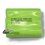 3.6V NiMH Battery Pack OEM AA Recharge Battery 3.6V 1500mAh