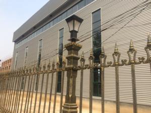 Quality Outdoor Decor Cast Iron Fence Street Decoration Custom Metal Fence wholesale