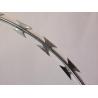 Buy cheap galvanized razor barbed wire cross type BTO-22 from wholesalers