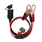 Car Motorcycle Truck Cigarette Lighter Socket Female Power Outlet With 5M Cable