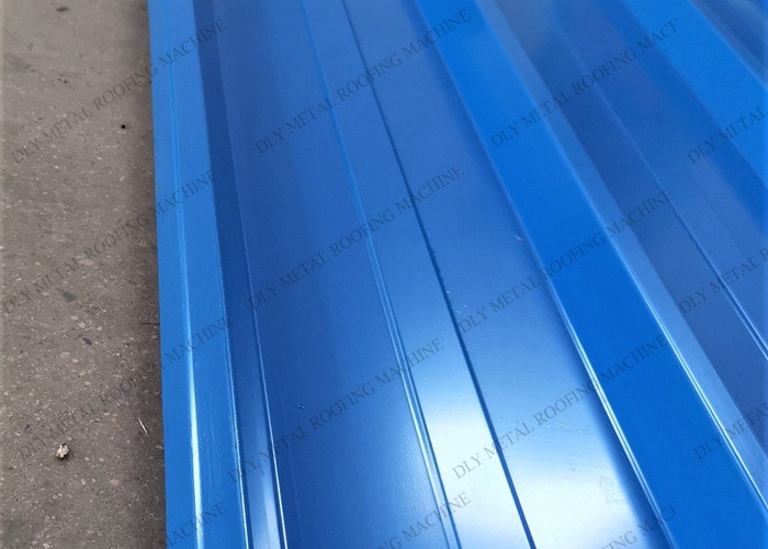 Q235 Glazed Roof Tile Roll Forming Machine PLC Sheet Metal Forming Machine