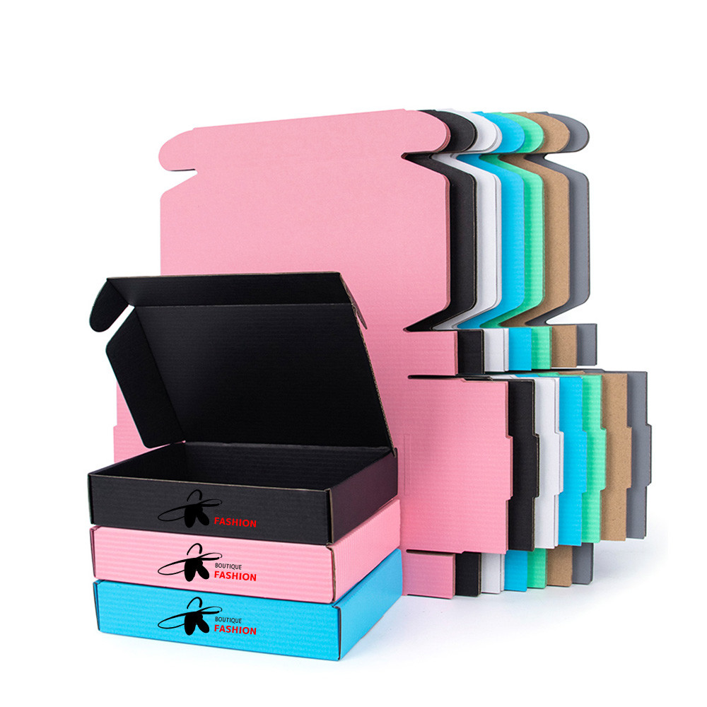 OEM Design Colorful Empty Mini Corrugated Paper Box