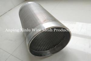 Quality Johnson Screen Tube Stainless Steel Wedge Wire Filter Screen Anti Corrosive wholesale