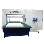 Vertical Sponge Foam Cutting Machine Blade Revolving Knife 5kw