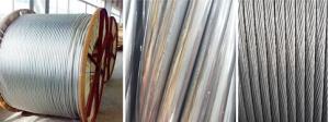 Quality 1.5 - 4.5mm Aluminum Conductor Steel Reinforced , Aluminum Conductor Cable Bare Insulation Material wholesale