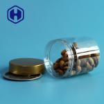 300# 380ml Dried Jerky Fruits PET Plastic Can With Screw Lid 96mm Height