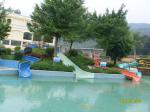 2m Height Fiberglass Kids' Water Slides, Mountain Slide For Children, Parent