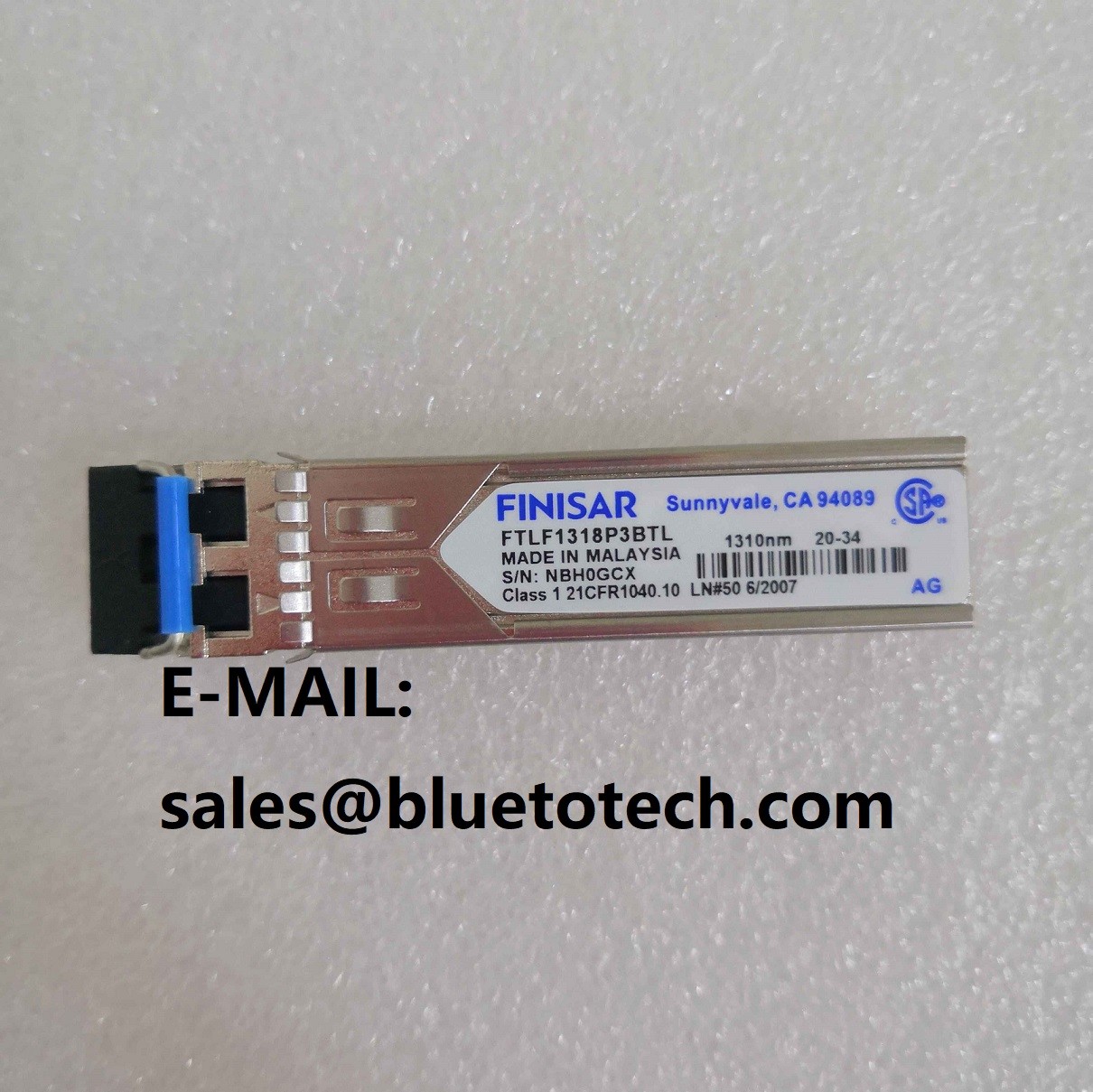 Finisar FTLF1318P3BTL 1.25G SFP 1310nm 10km SMF 1000Base-LX Transceiver