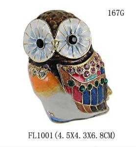 Quality Eagle Metal Bird Jewelry Box wholesale