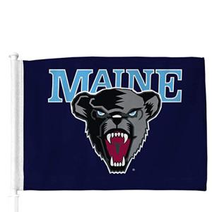 Quality MAINE Flagolden car flags screen printed high quality wholesale