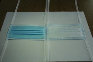 Quality Flat Tie On Surgical Mask , 3ply Protective Face Mask wholesale