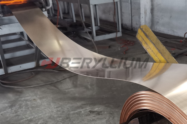 Qbe2 Becu Beryllium Copper Strip 0.8mmx250mm Bright Surface High Strength Good Quality