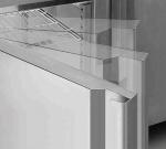Silver Restaurant Upright Freezer , Removable Stainless Fridge Freezer