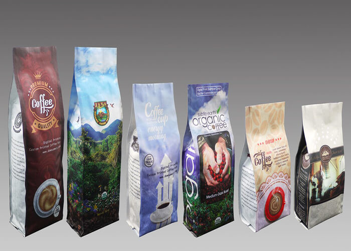 500g Eco Friendly Stand Up Food Packaging Pouches Non - Leakage