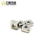 M2.5 M6 Metal Hex Nut Galvanized Stainless Steel Material Din 557
