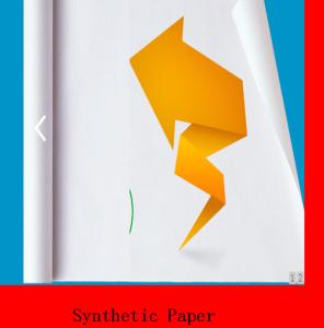 Quality 150um PP synthetic paper matte surface both sides printable wholesale