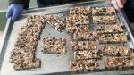 Brittle Nuts Snack 40pcs/Min Granola Bar Press Machine