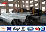 Electrical Power Galvanized Steel Pole For 69kv Transmission Line