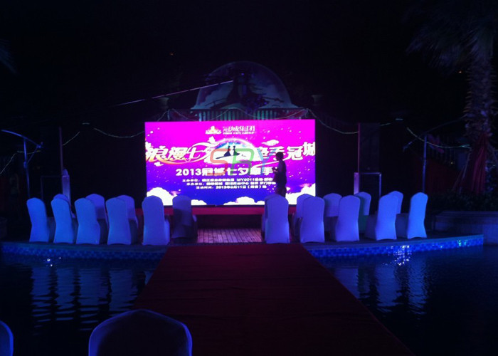 1R1G1B P6 Stage LED Screens , SMD3528 1/16 Scan Stage Background LED Display