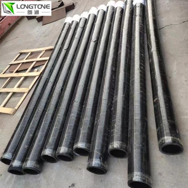 64mm Conductive Concrete Pump Parts Pipe Plaster Discharge Rubber Sand Blast