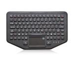 Rubber Silicone Industrial Keyboard Touchpad With Fingerprint Reader