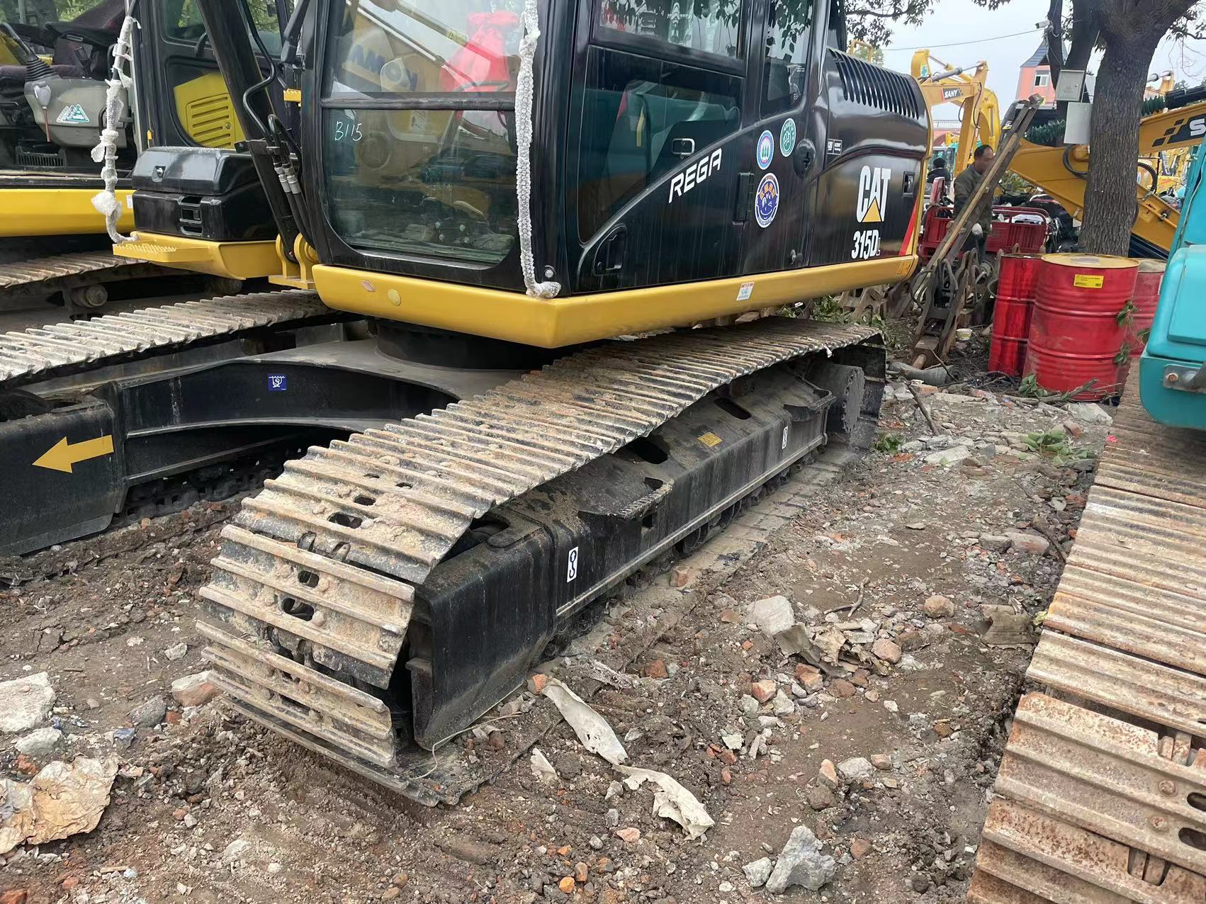 Used excavator CAT 315D second hand excavator used machinery 15ton hydraulic crawler backhoe digger import excav